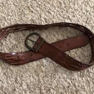 Leather belt